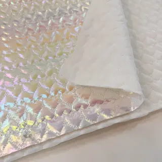 Prešita tkanina Fancy hearts baby pink