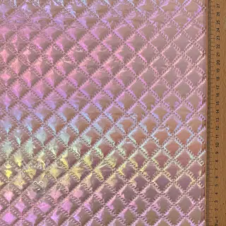 Prešita tkanina Fancy diamonds light pink