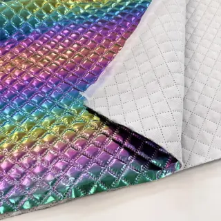 Prešita tkanina Fancy diamonds multi