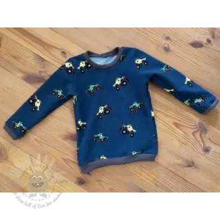 Kosmatena prevešanka SOFT Monstertruck indigo