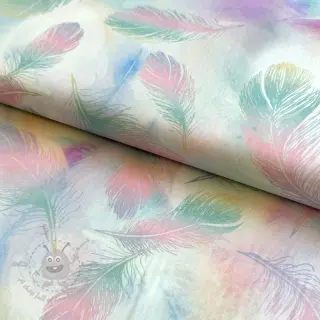 Bombažna tkanina VOILE Feathers digital print