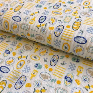 Bombažna tkanina Bubble Stripe design C digital print