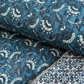 Bombažna tkanina QUILT DOUBLE SIDED Stripe design A