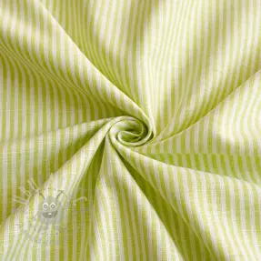 Lan z bombažem Stripe lime