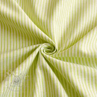 Lan z bombažem Stripe lime