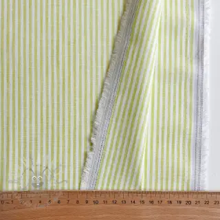 Lan z bombažem Stripe lime