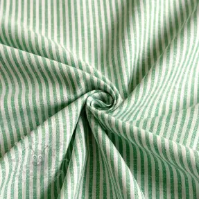 Lan z bombažem Stripe dark green