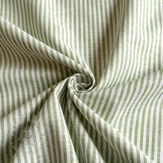 Lan z bombažem Stripe green