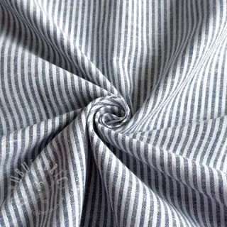 Lan z bombažem Stripe jeans