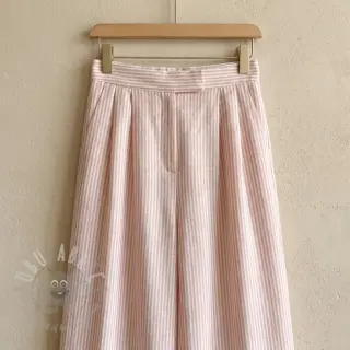 Lan z bombažem Stripe rose