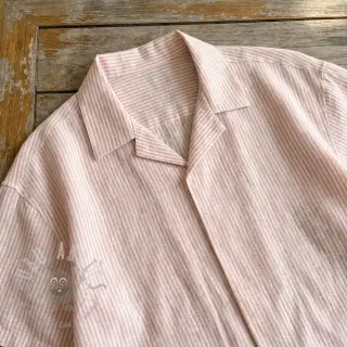 Lan z bombažem Stripe rose
