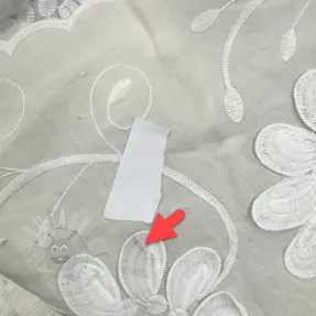 Bombažna tkanina EMBROIDERY Bellagio cream 2nd class