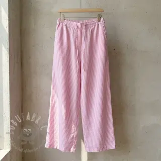 Lan z bombažem Stripe fuchsia