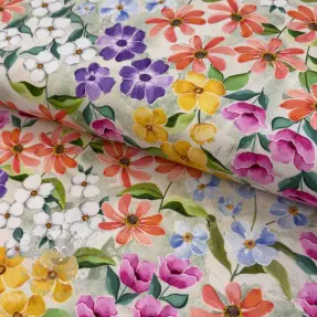 Dekorativno blago Floralia multi digital print