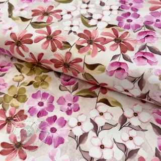 Dekorativno blago Floralia pink digital print