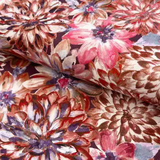 Dekorativno blago Peony orange digital print