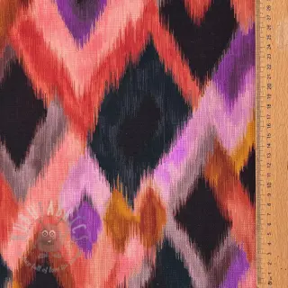 Dekorativno blago SLUB Abstract multi digital print