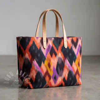 Dekorativno blago SLUB Abstract multi digital print