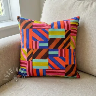 Dekorativno blago Stripes multi digital print