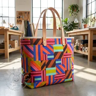 Dekorativno blago Stripes multi digital print