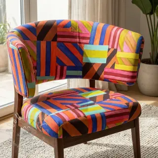 Dekorativno blago Stripes multi digital print