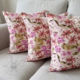 Dekorativno blago Floralia pink digital print
