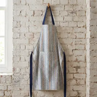 Dekorativno blago Linenlook Blue pattern digital print