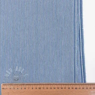 JEANS DENIM 8.5 OZ Small stripe light blue