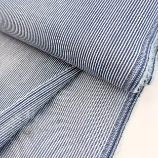 JEANS DENIM 8.5 OZ Small stripe blue