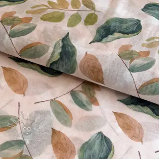 Liocel z lanom in svilo Retro Flowers design A