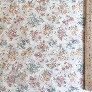 Liocel z lanom in svilo Retro Flowers design E