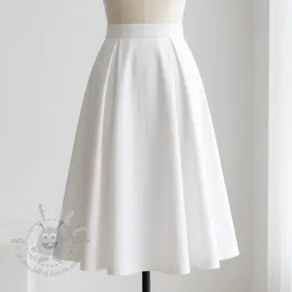 Bombažna tkanina TWILL Mango white