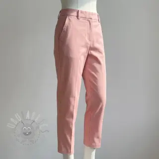 Bombažna tkanina TWILL Mango olive pink