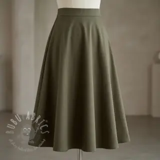 Bombažna tkanina TWILL Mango olive green