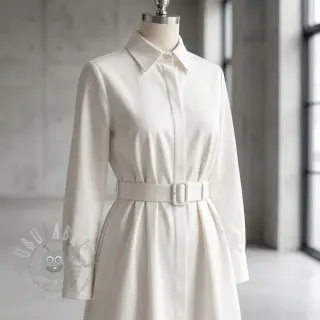 Bombažna tkanina TWILL Mango off white