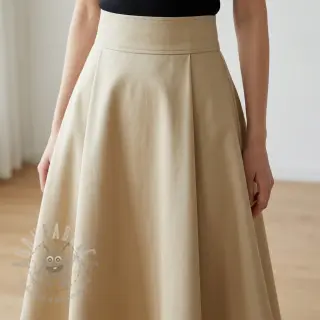 Bombažna tkanina TWILL Mango light sand