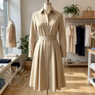 Bombažna tkanina TWILL Mango light sand