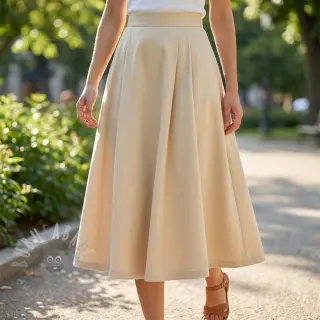 Bombažna tkanina TWILL Mango pebble
