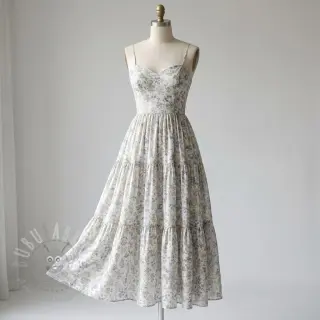 Liocel z lanom in svilo Retro Flowers design D