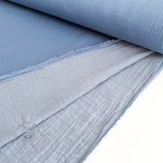 Dvoslojna gaza/muslin DOUBLE FACE cloud blue