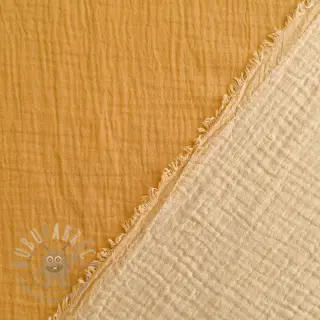 Dvoslojna gaza/muslin DOUBLE FACE old yellow