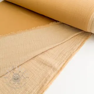 Dvoslojna gaza/muslin DOUBLE FACE old yellow