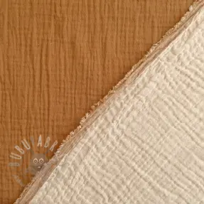 Dvoslojna gaza/muslin DOUBLE FACE light pebble