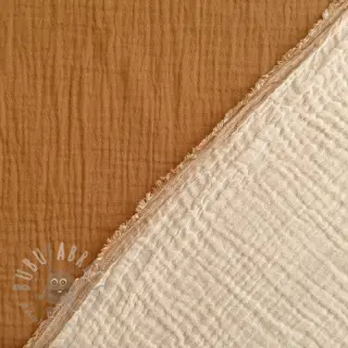 Dvoslojna gaza/muslin DOUBLE FACE light pebble