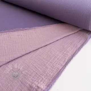 Dvoslojna gaza/muslin DOUBLE FACE lavender