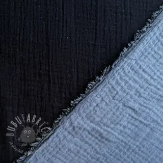 Dvoslojna gaza/muslin DOUBLE FACE marine