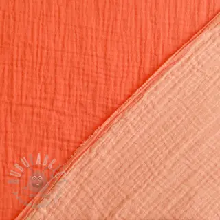 Dvoslojna gaza/muslin DOUBLE FACE peach