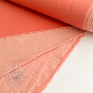 Dvoslojna gaza/muslin DOUBLE FACE peach