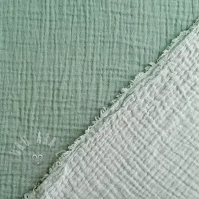 Dvojitá gázovina/mušelín DOUBLE FACE light mint