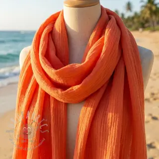 Dvoslojna gaza/muslin DOUBLE FACE peach